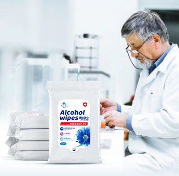 घरेलू वयस्क एंटीसेप्टिक अल्कोहल वाइप्स सीई एफडीए स्वीकृत
